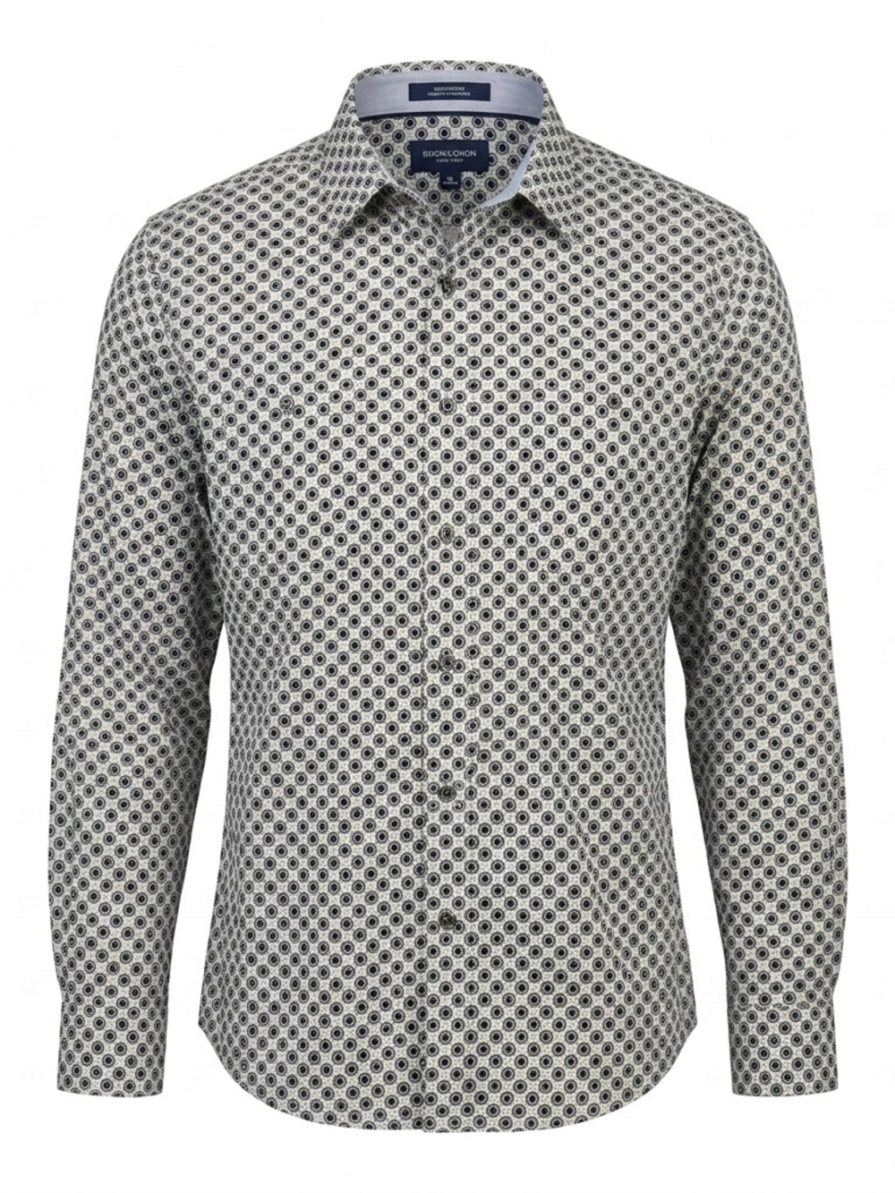 Westbound Geometric Print‎ Button-Up Pullover Blouse XL